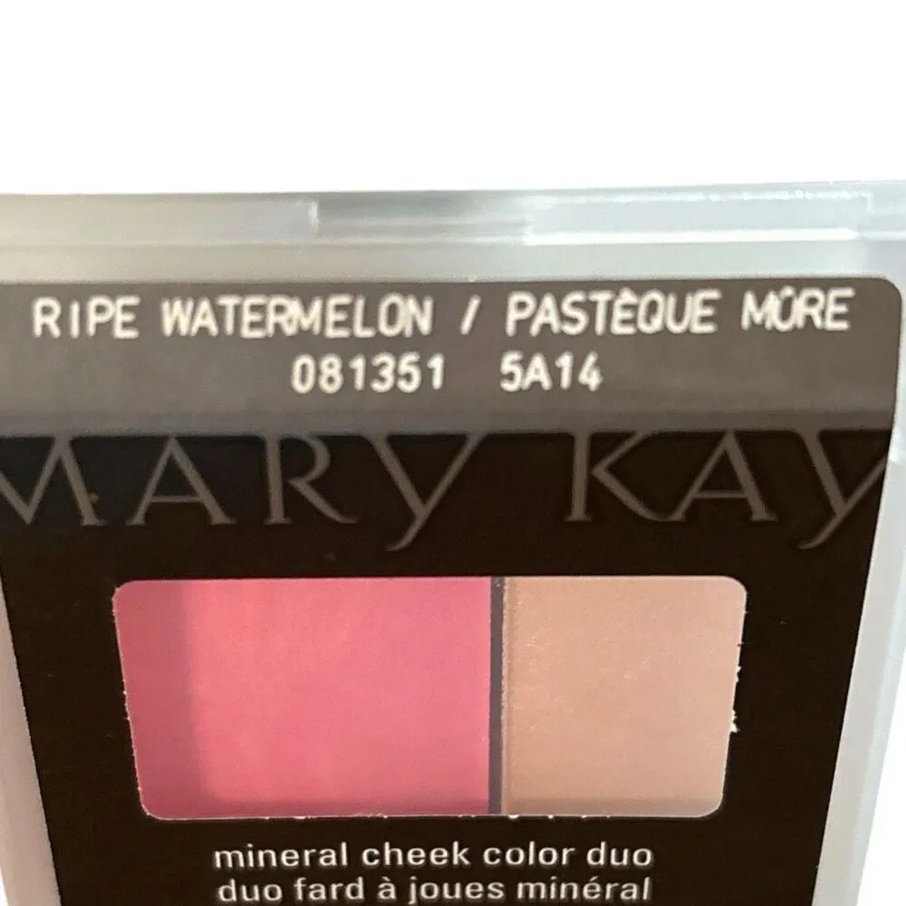 Mary Kay Ripe Watermelon 081351 Mineral Cheek Color Duo Blush Discontinued
